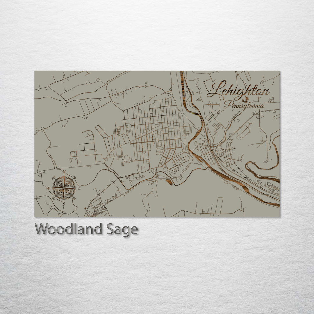 Lehighton, Pennsylvania Street Map