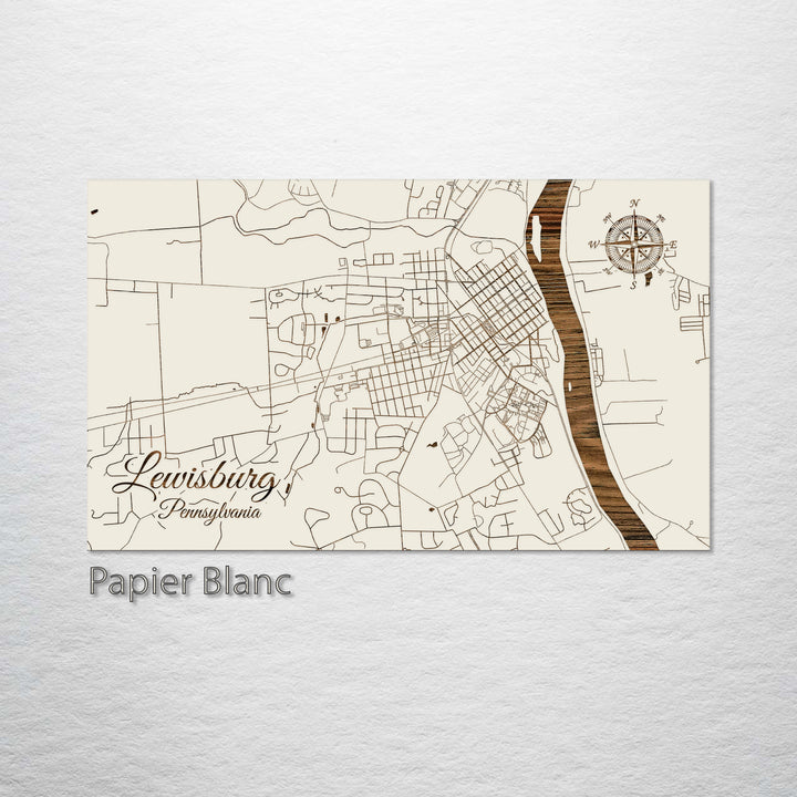 Lewisburg, Pennsylvania Street Map