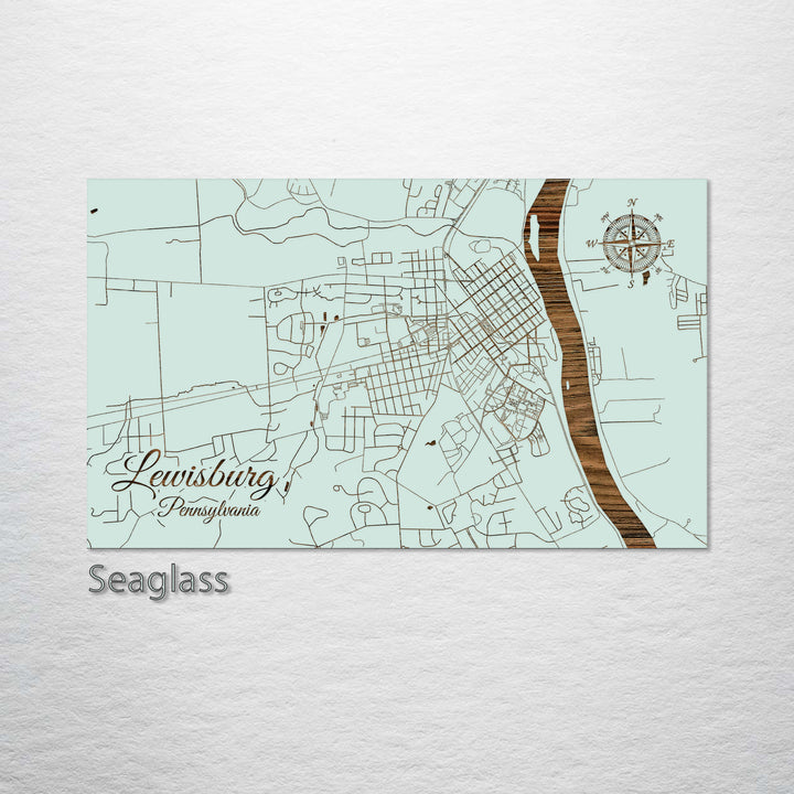 Lewisburg, Pennsylvania Street Map