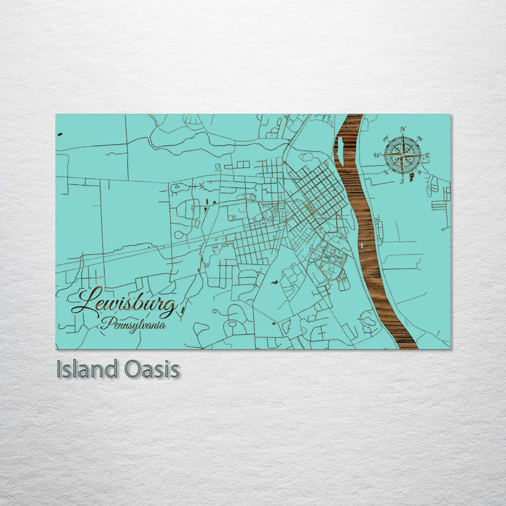 Lewisburg, Pennsylvania Street Map