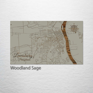 Lewisburg, Pennsylvania Street Map