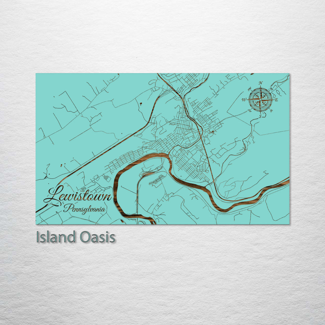 Lewistown, Pennsylvania Street Map