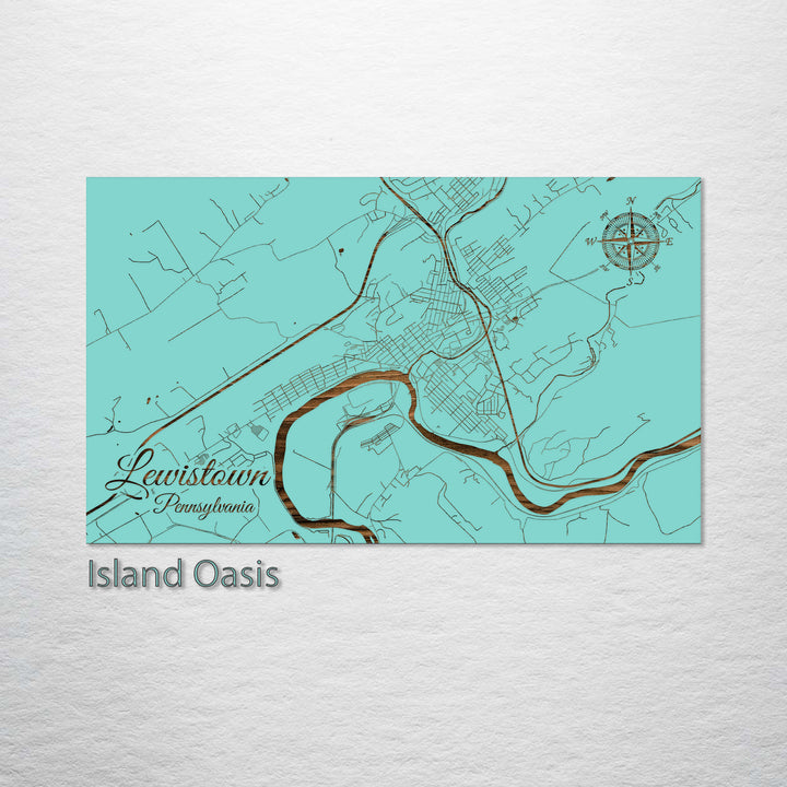 Lewistown, Pennsylvania Street Map