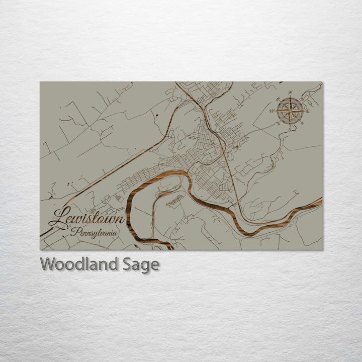 Lewistown, Pennsylvania Street Map