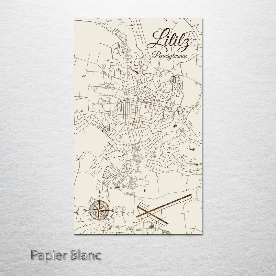 Lititz, Pennsylvania Street Map