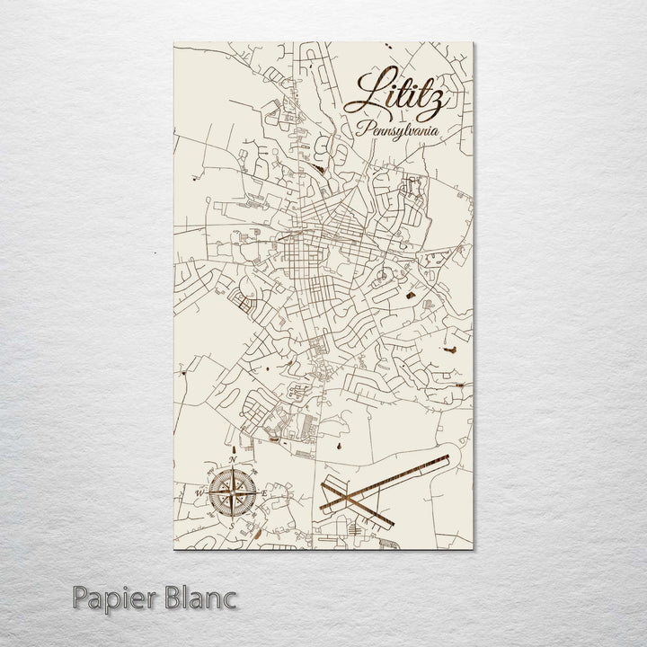 Lititz, Pennsylvania Street Map