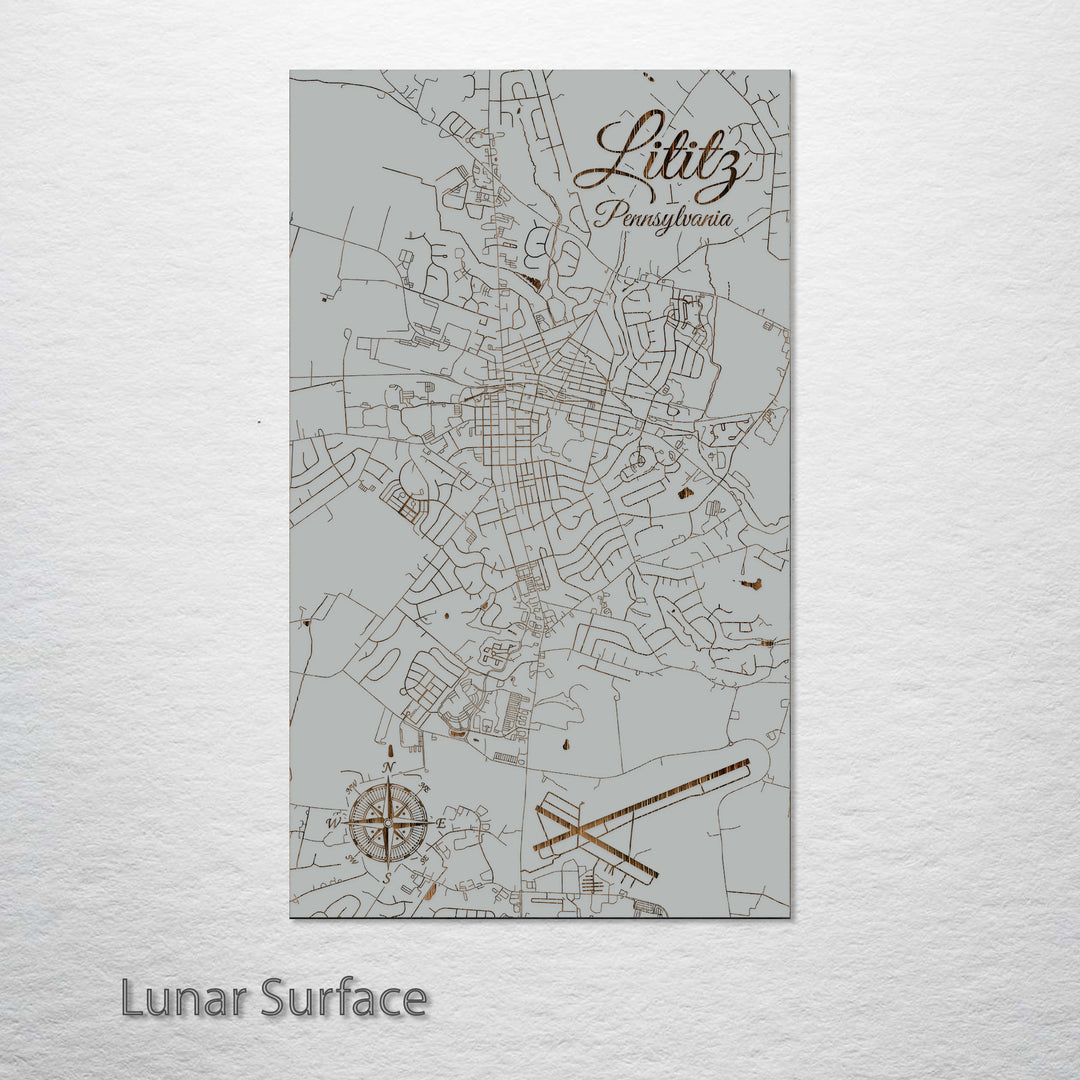 Lititz, Pennsylvania Street Map