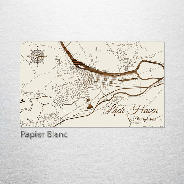 Lock Haven, Pennsylvania Street Map