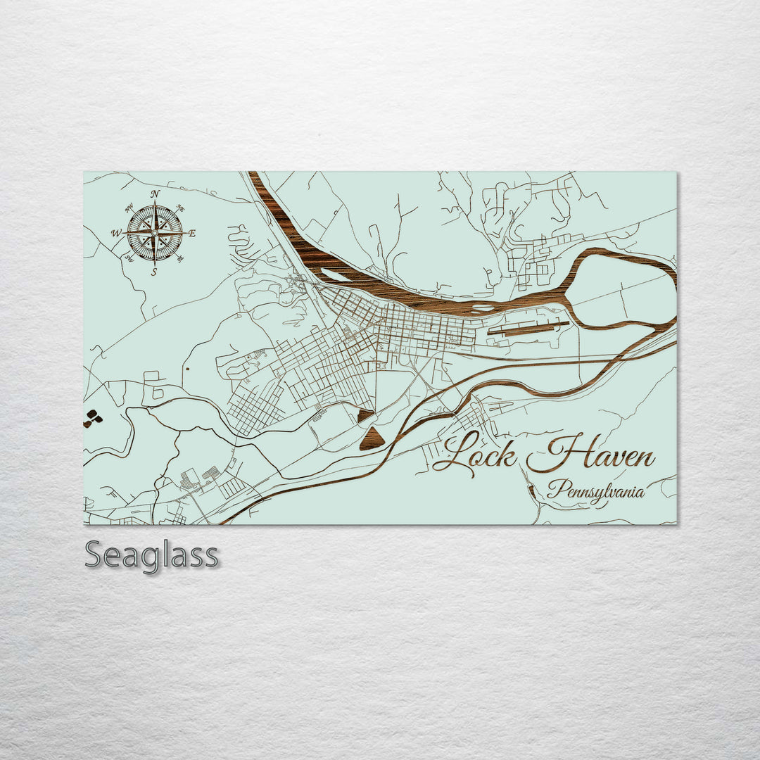 Lock Haven, Pennsylvania Street Map