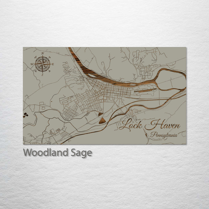 Lock Haven, Pennsylvania Street Map