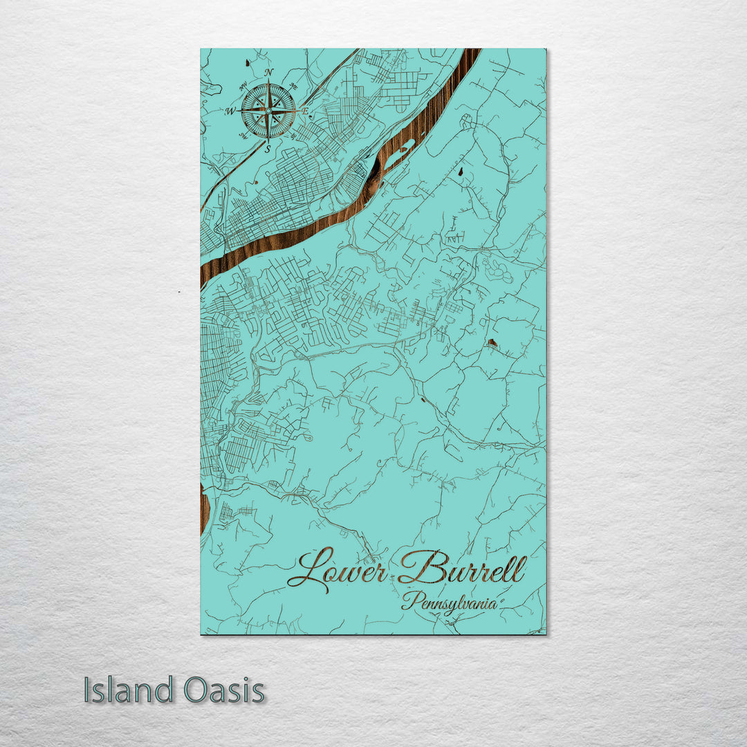 Lower Burrell, Pennsylvania Street Map