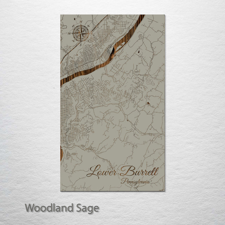 Lower Burrell, Pennsylvania Street Map