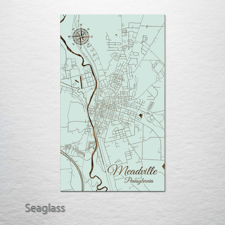 Meadville, Pennsylvania Street Map
