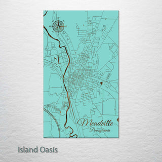 Meadville, Pennsylvania Street Map