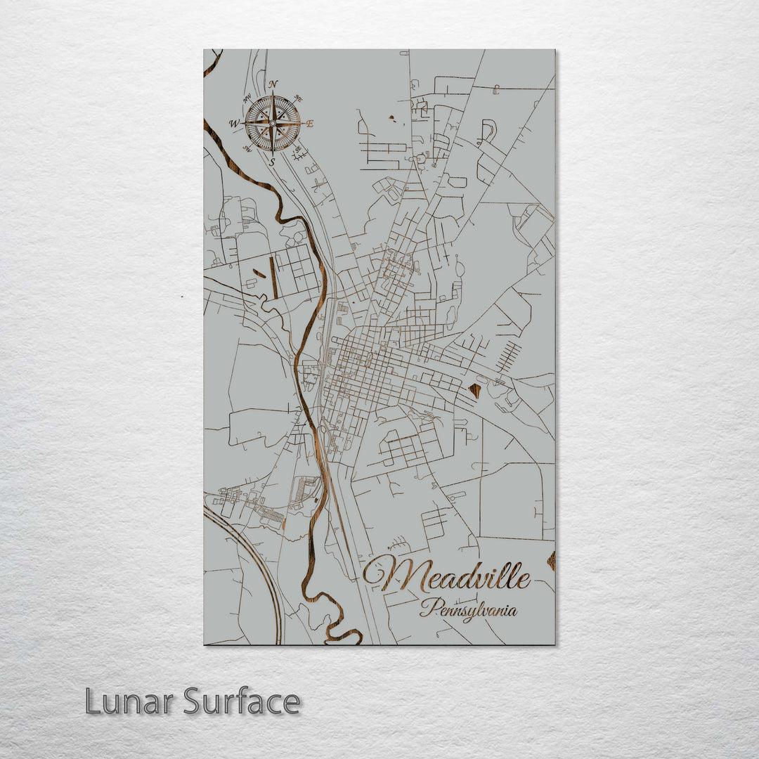 Meadville, Pennsylvania Street Map