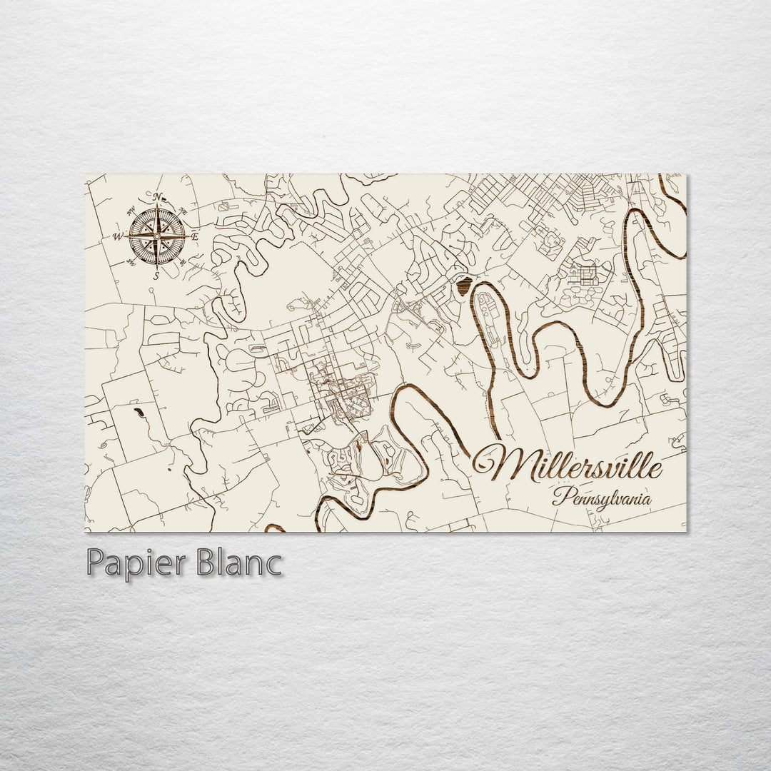 Millersville, Pennsylvania Street Map