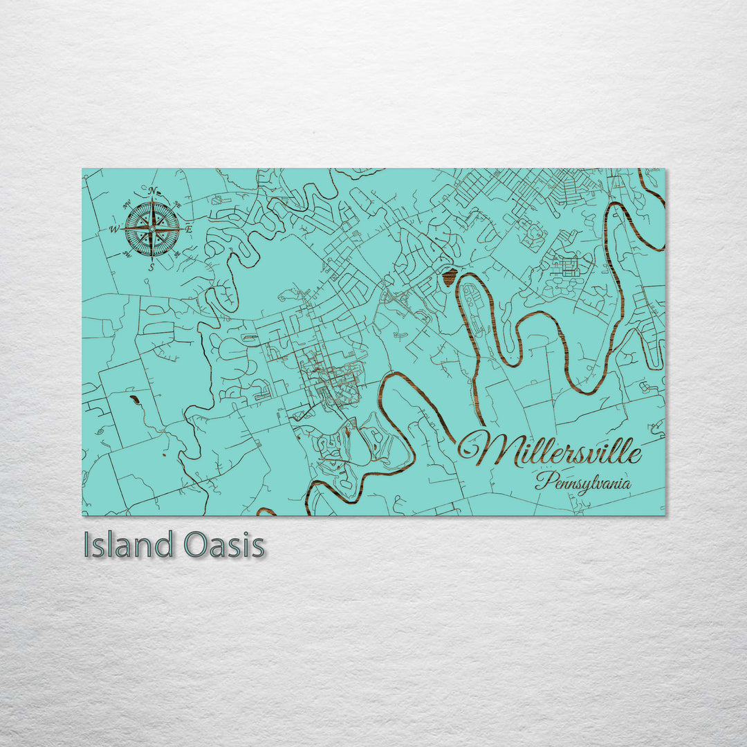 Millersville, Pennsylvania Street Map