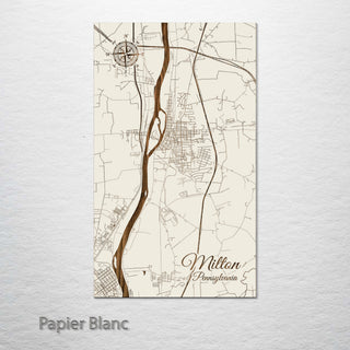 Milton, Pennsylvania Street Map