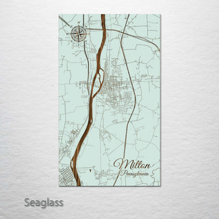 Milton, Pennsylvania Street Map