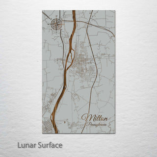 Milton, Pennsylvania Street Map