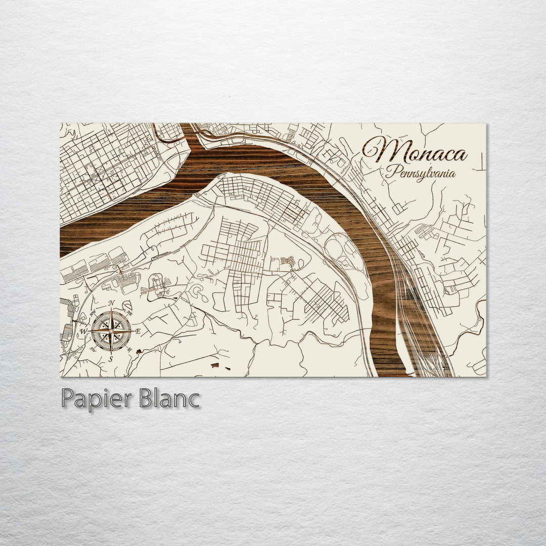 Monaca, Pennsylvania Street Map