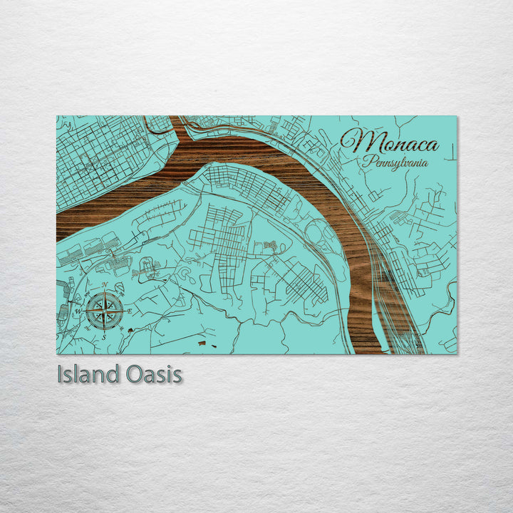 Monaca, Pennsylvania Street Map