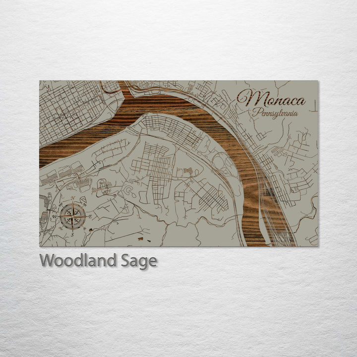 Monaca, Pennsylvania Street Map