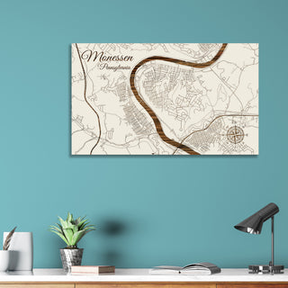 Monessen, Pennsylvania Street Map