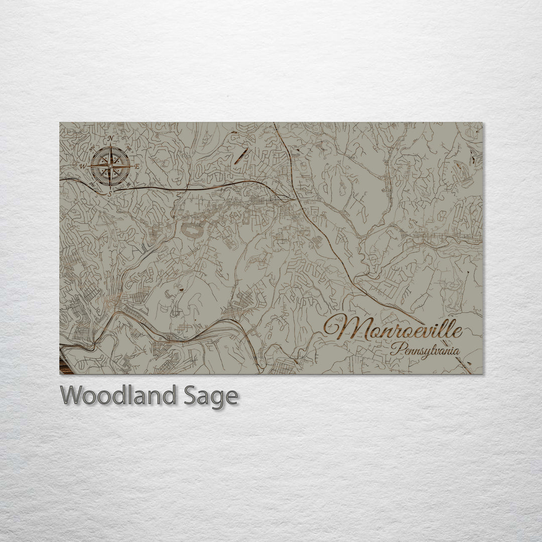 Monroeville, Pennsylvania Street Map