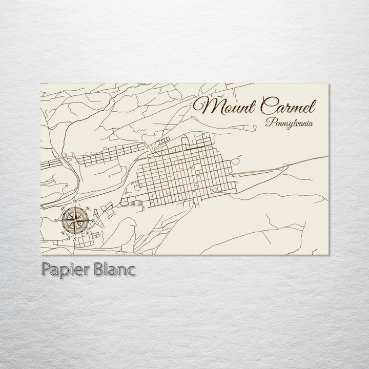 Mount Carmel, Pennsylvania Street Map