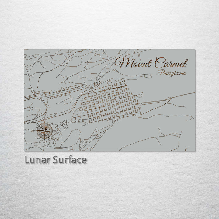 Mount Carmel, Pennsylvania Street Map