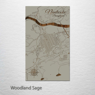 Nanticoke, Pennsylvania Street Map