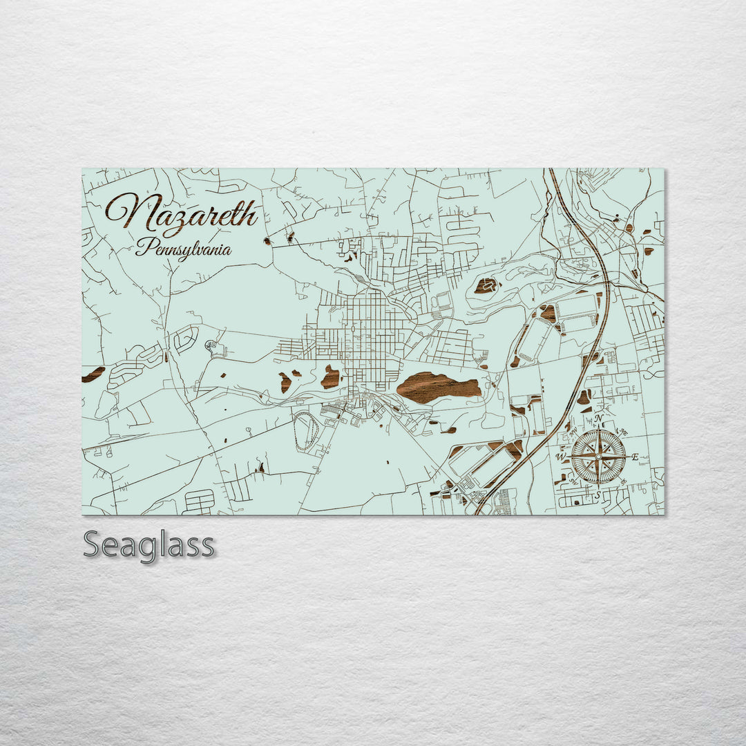 Nazareth, Pennsylvania Street Map