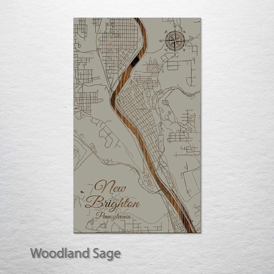 New Brighton, Pennsylvania Street Map