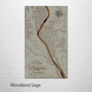New Brighton, Pennsylvania Street Map