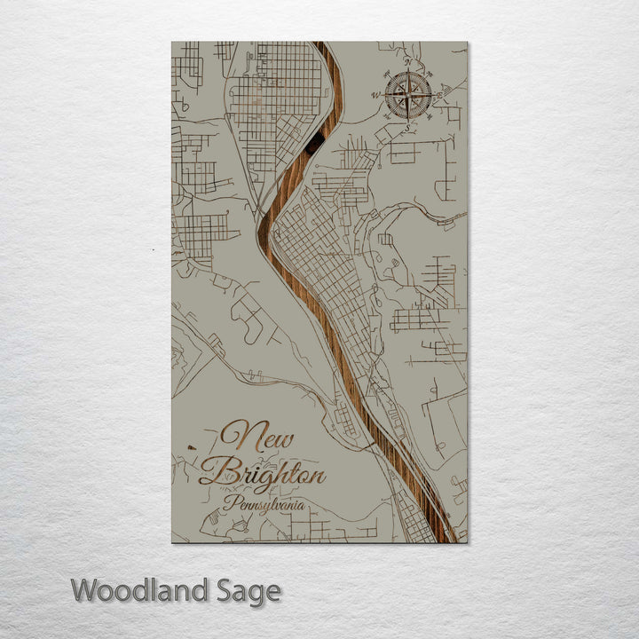 New Brighton, Pennsylvania Street Map