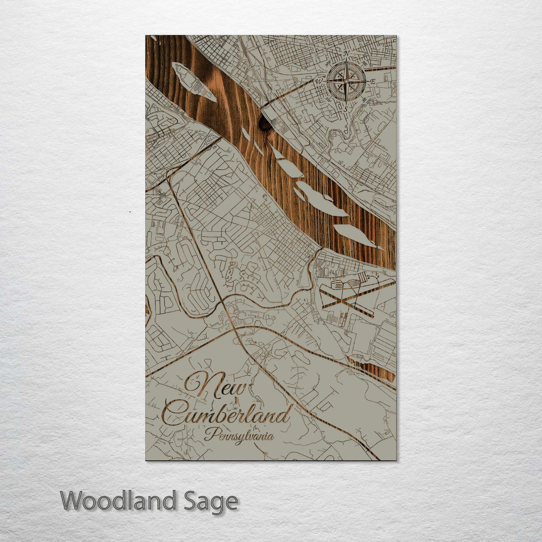 New Cumberland, Pennsylvania Street Map