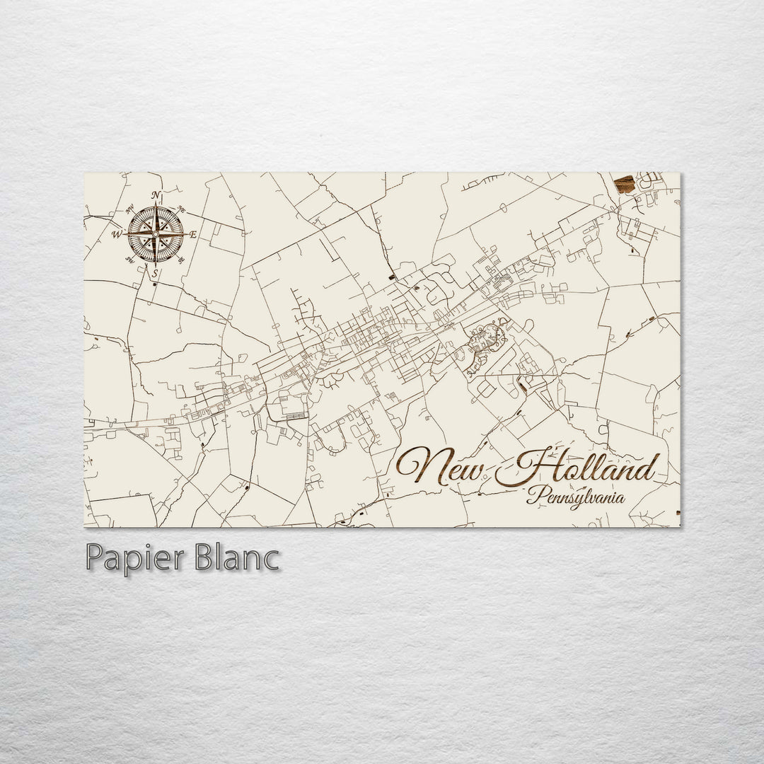 New Holland, Pennsylvania Street Map