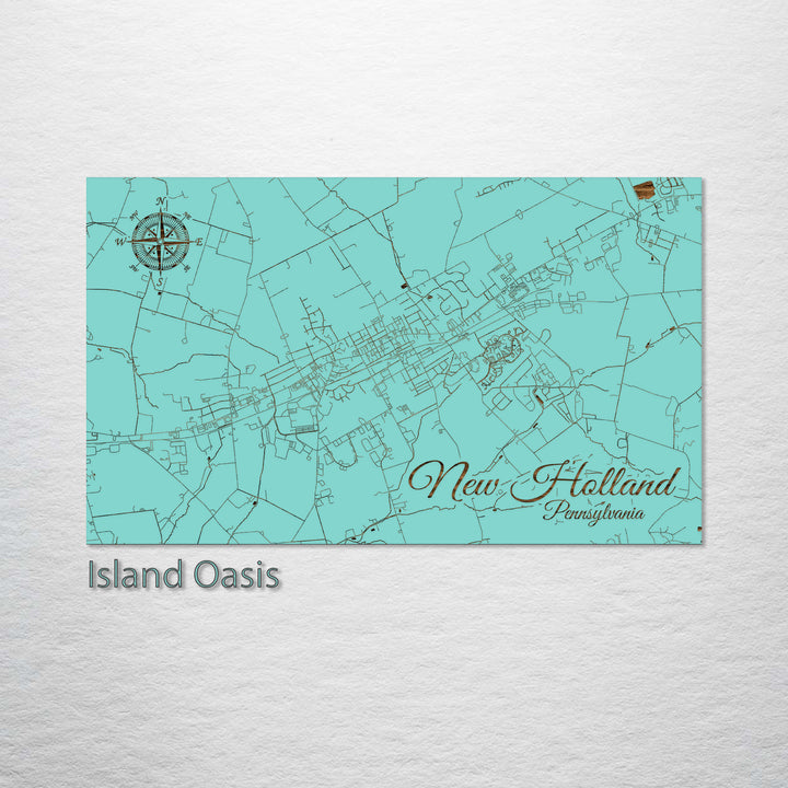 New Holland, Pennsylvania Street Map