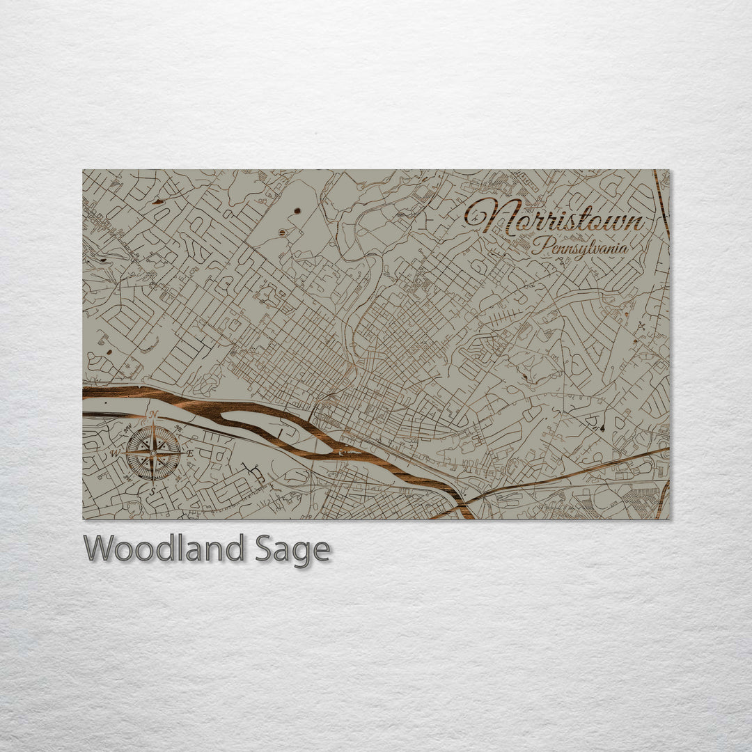 Norristown, Pennsylvania Street Map