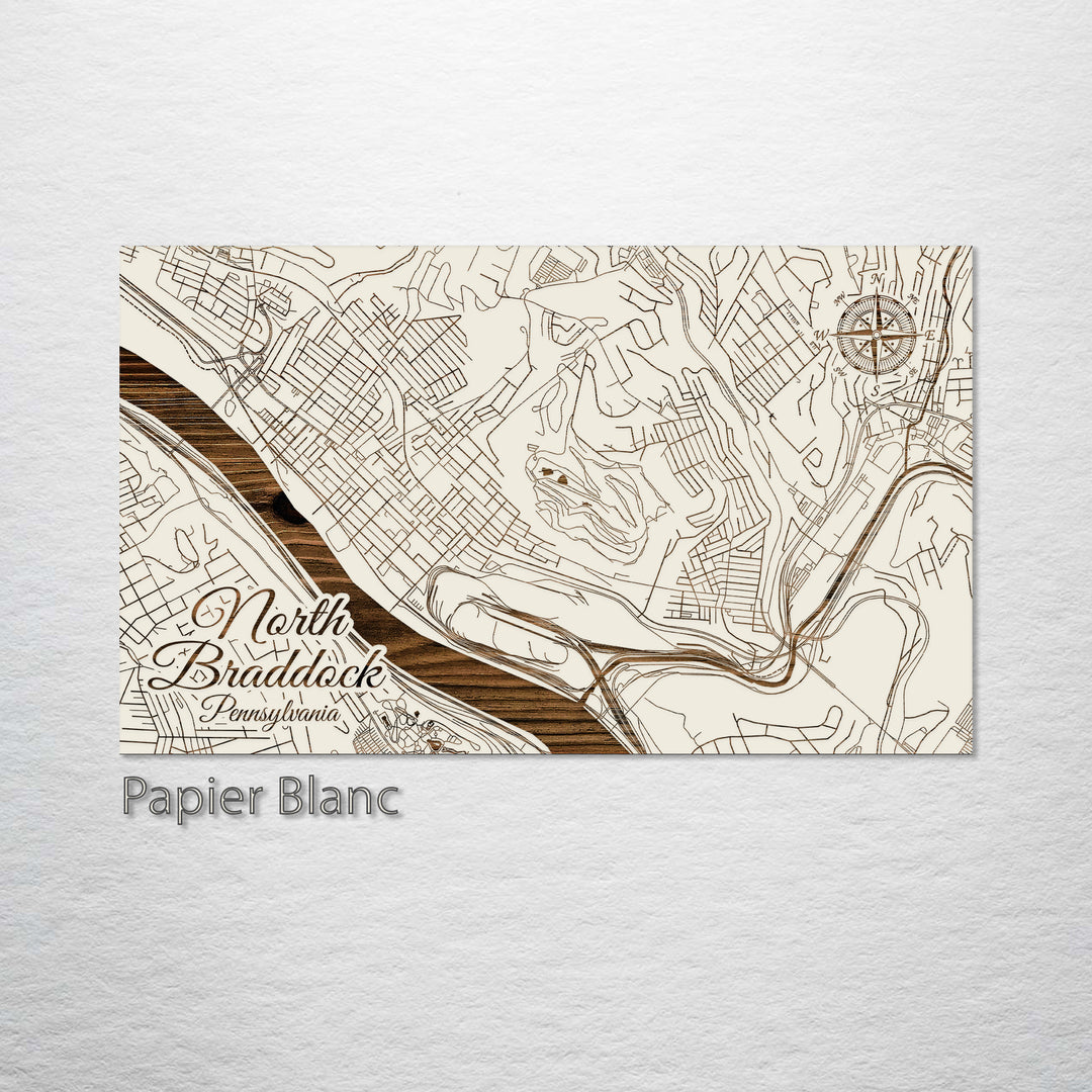 North Braddock, Pennsylvania Street Map