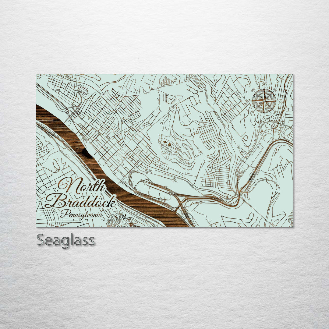 North Braddock, Pennsylvania Street Map