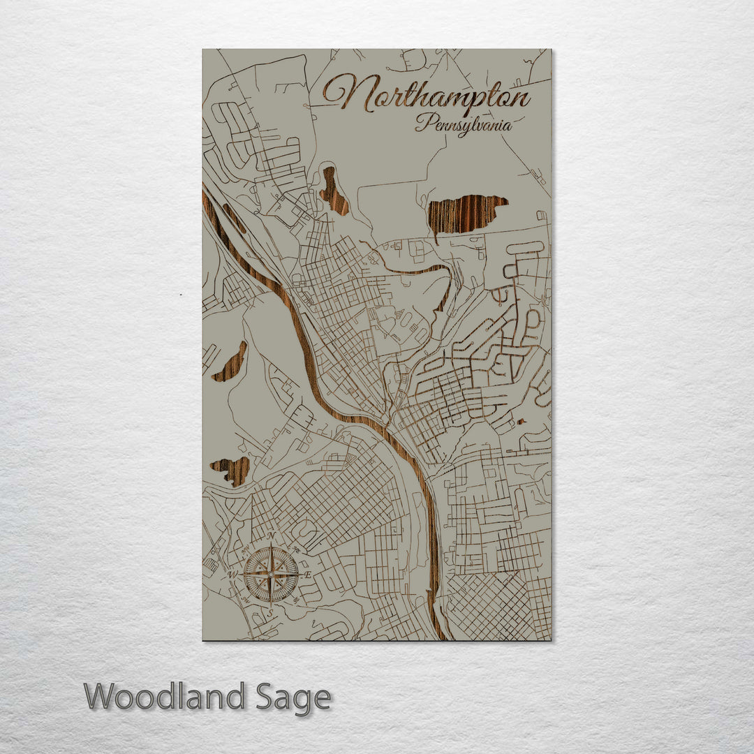 Northampton, Pennsylvania Street Map