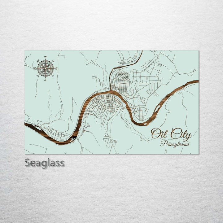 Oil City, Pennsylvania Street Map