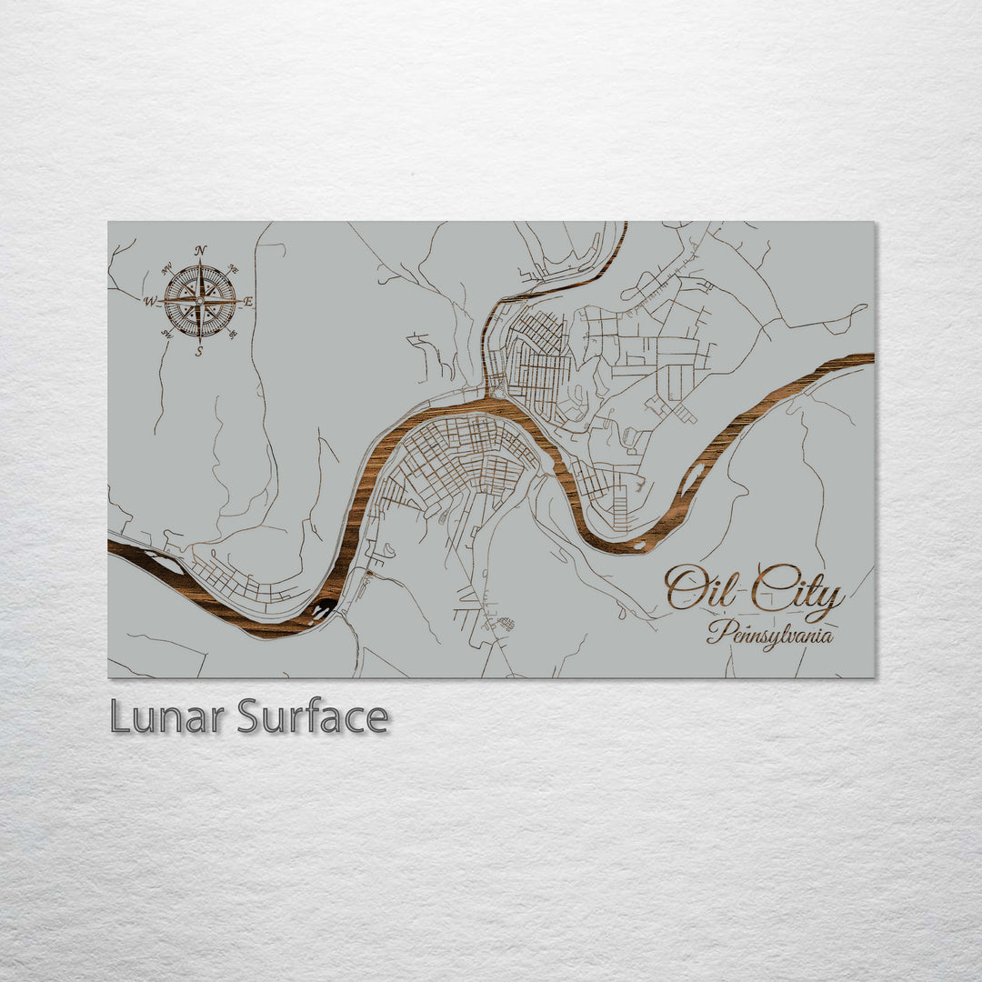 Oil City, Pennsylvania Street Map