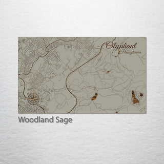Olyphant, Pennsylvania Street Map
