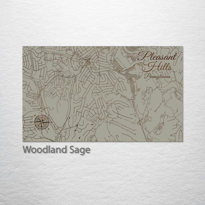 Pleasant Hills, Pennsylvania Street Map