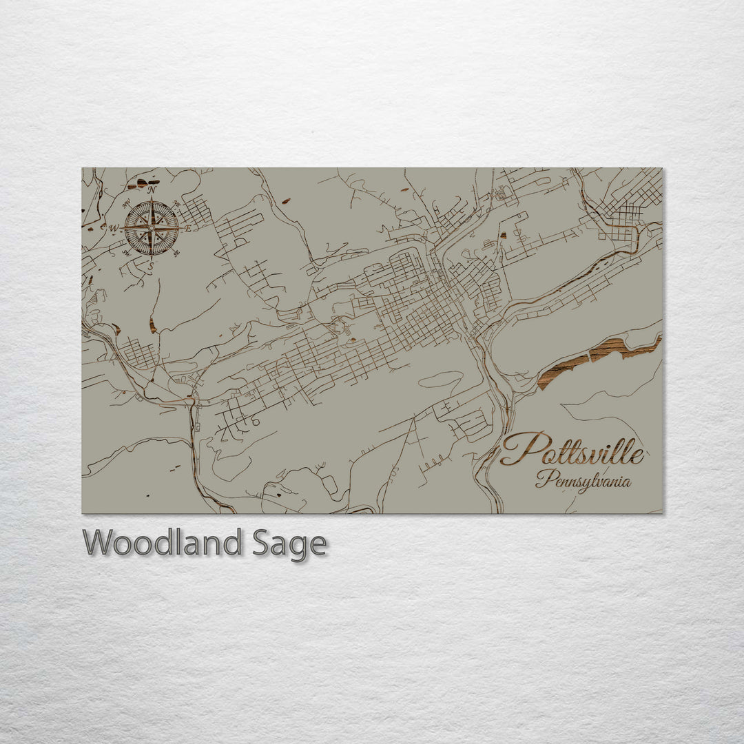 Pottsville, Pennsylvania Street Map