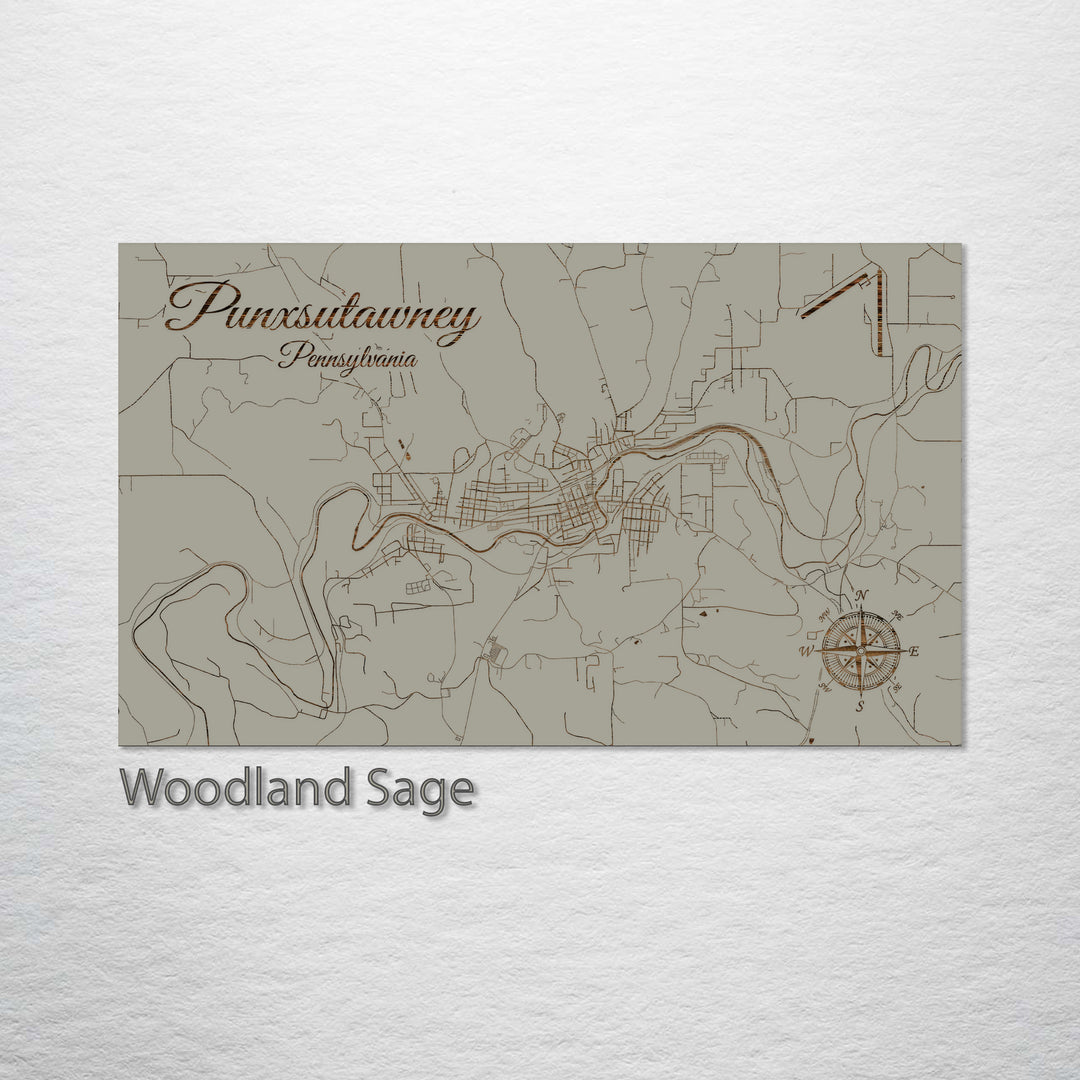 Punxsutawney, Pennsylvania Street Map