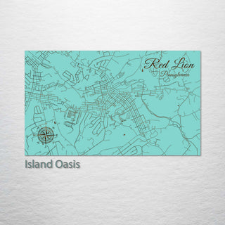 Red Lion, Pennsylvania Street Map